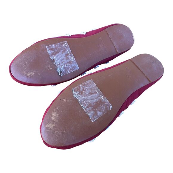 Anthropology Llani Embellished Satin Ballet Slippers Size 39/8.5 - Picture 10 of 11